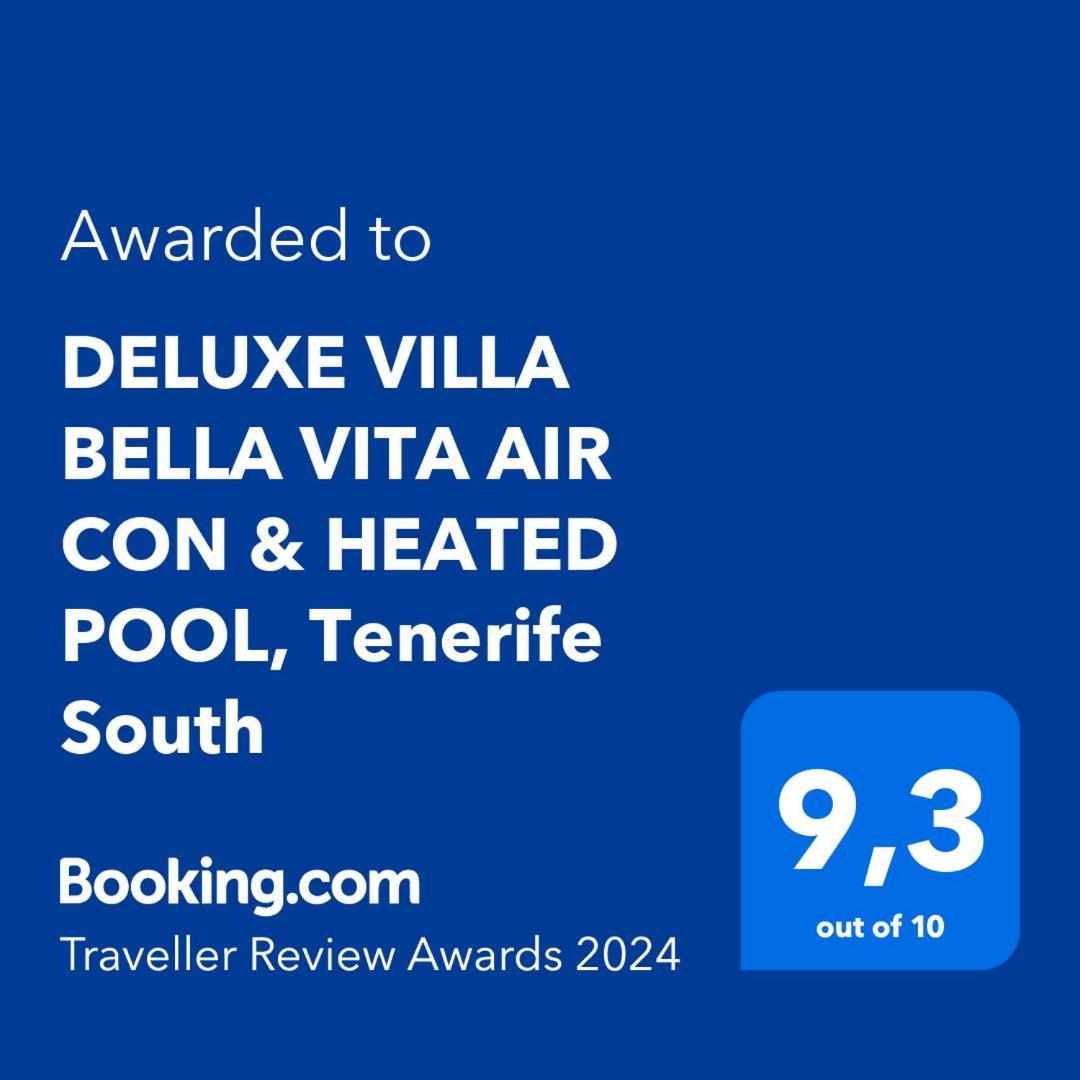 Deluxe Villa Bella Vita Air Con & Heated Pool, Tenerife South Chayofa Esterno foto